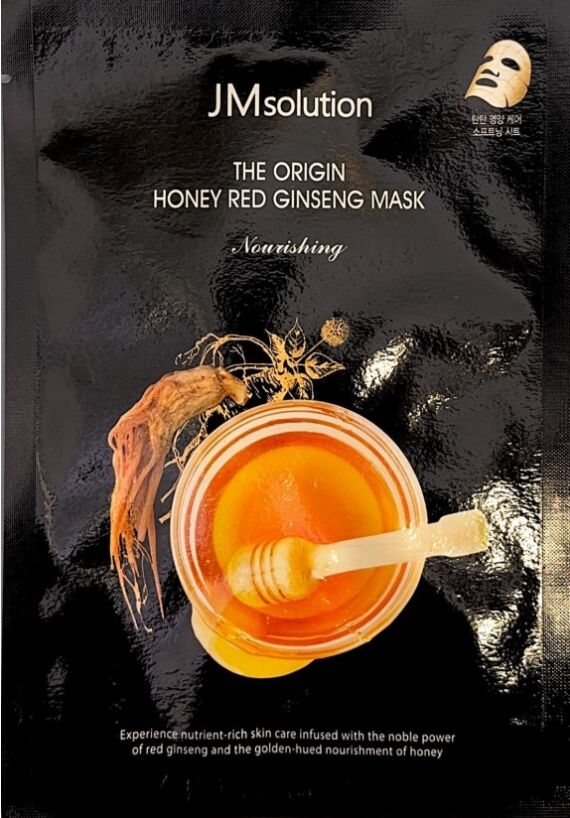 JMsolution The Origin Honey Red Ginseng Mask Питательная маска с женьшенем и прополисом