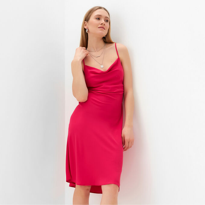 Платье женское мини MINAKU: Casual Collection цвет розовый, р-р 44