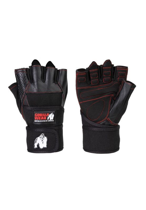 Мужские перчатки Gorilla Wear &quot;Dallas&quot; GW-99144 черный-красный
