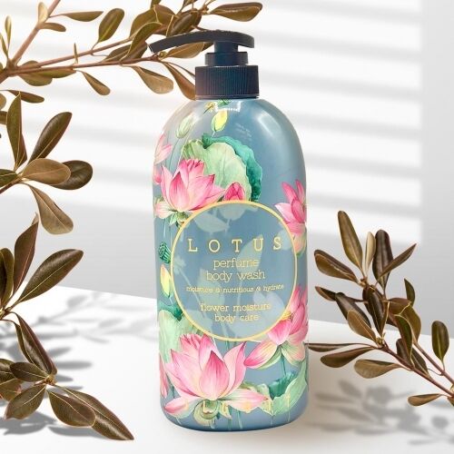 JIGOTT Lotus Perfume Body Wash  Парфюмированный гель для душа Лотос 750 мл  1/20