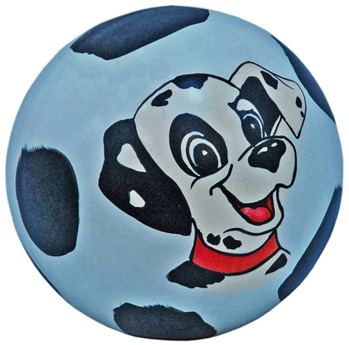 125395--Мяч (1-2 цв.) с ручной раскр. (сказ) д150 мм лак.