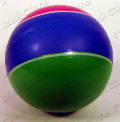 16293--Мяч D75 мм. лак . (полоса)