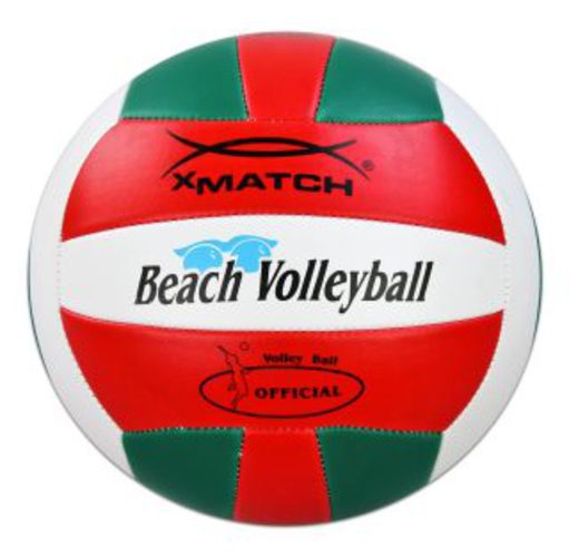 175089--Мяч волейбольный X-MATCH зел/красн./бел.