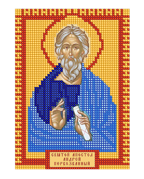 Рисунок на ткани бисер НИТЕКС арт.9051 Святой Апостол Андрей Первозванный 15х21 см