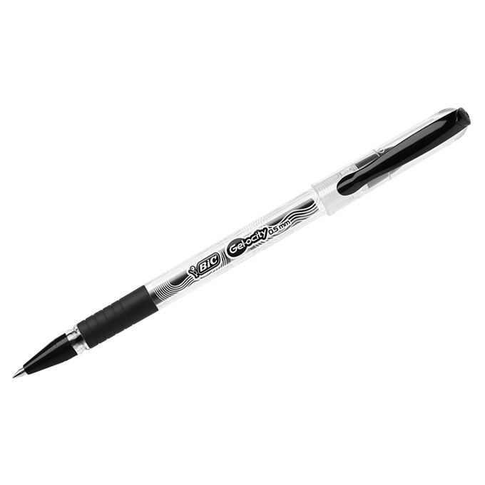 Ручка гелевая Bic &quot;Gelocity Stic&quot; черная, 0,5мм, грип
