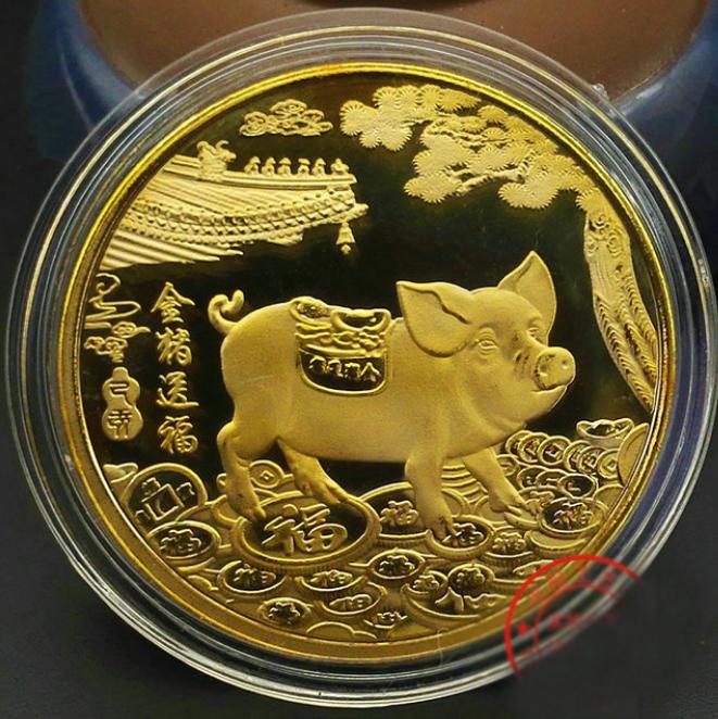 Китайская монета «Свинья»