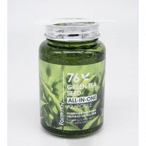 Farm Stay 76 Green Tea Seed All-in-One Ampoule 250ml - Омолаживающая ампула с экстрактом зеленого чая 250мл