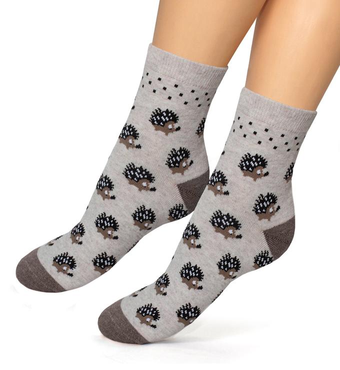 Женские носки-носочки 399 размер 22-24