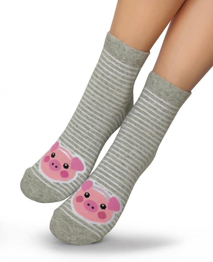 Женские носки-носочки 406 размер 23-25 Цвет Беж