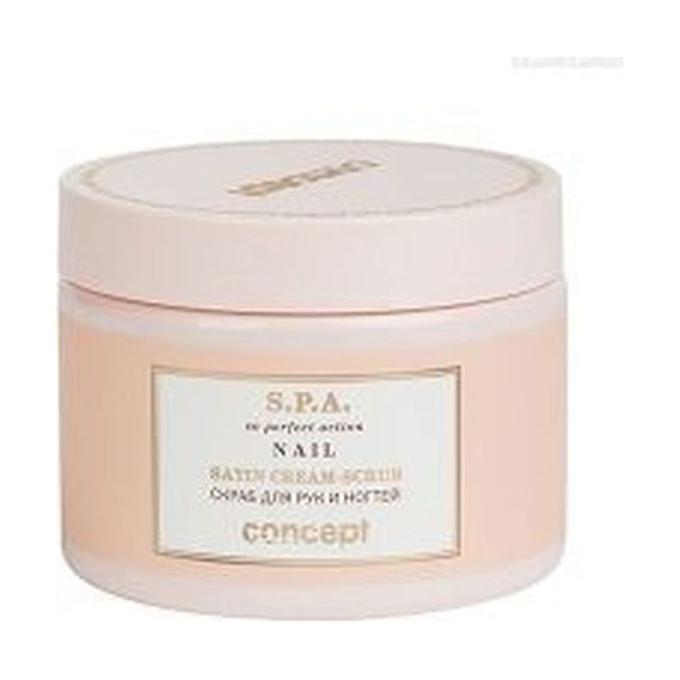 СКРАБ ДЛЯ РУК И НОГТЕЙ (SATIN CREAM-SCRUB), CONCEPT (КОНЦЕПТ), 350 МЛ