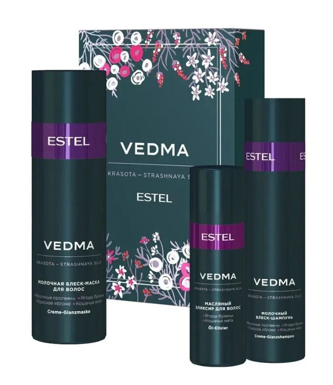 ESTEL PROFESSIONAL Набор VEDMA by ESTEL (Шампунь 250 мл, маска 200 мл, масло-элискир 50 мл)