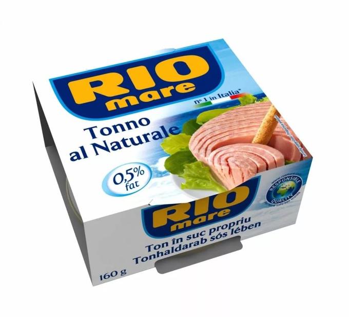 RIO MARE тунец в собственном соку 160 гр, новинка