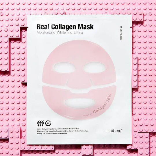 Meditime / NEO Real Collagen Mask Гидрогелевая маска с коллагеном для ...