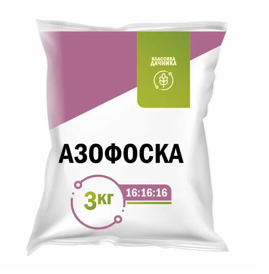 НОВ-АГРО Удобрение минеральное комплексное Азофоска , 3 кг.