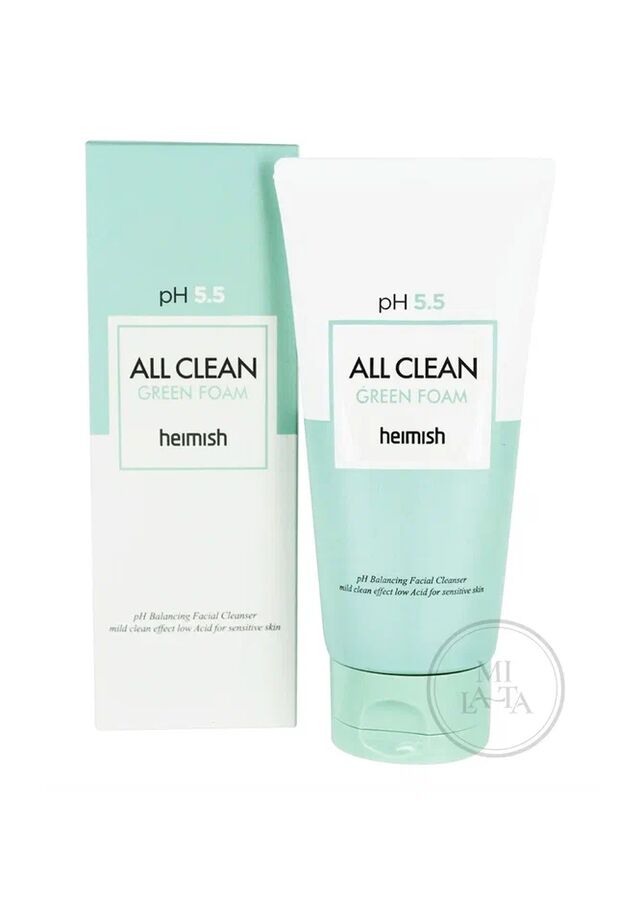 Heimish pH 5.5 All Clean Green Foam Гель для умывания для чувствительной кожи 150 мл