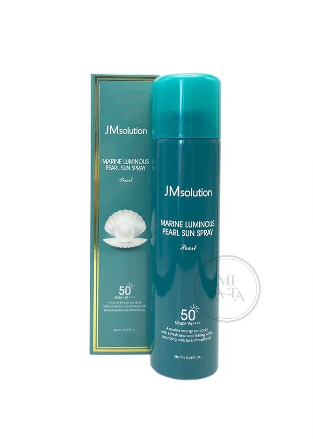 JMsolution Marine Luminous Sun Spray Pearl SPF50+PA++++ Солнцезащитный спрей с экстрактом жемчуга 180 мл