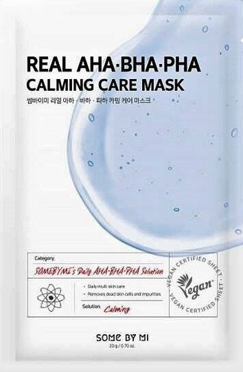 Some By Mi Somebymi Тканевая маска с кислотами Real AHA BHA PHA Calming Care Mask