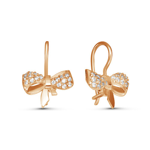 детские позолоченные серьги. детские серьги серебро позолоченное. позолоченные детские серьги с фианитами цвета рубин 194 - п. детские позолоченные серьги. простые.