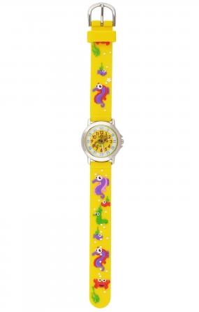 Часы наручные детские РАДУГА желтый морской конек