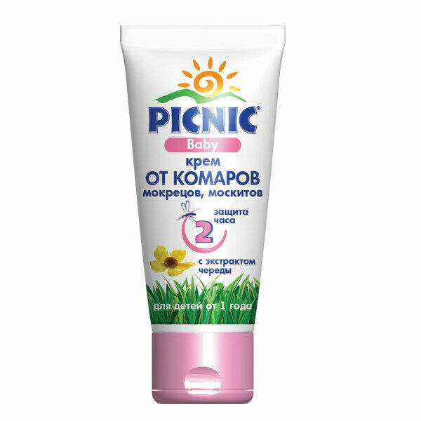 Средство от комаров крем PICNIC Baby 40мл Детский