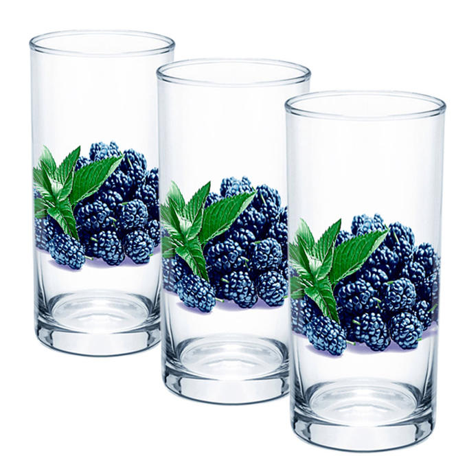Набор 3 стакана (Ежевика) ДСГ424020311