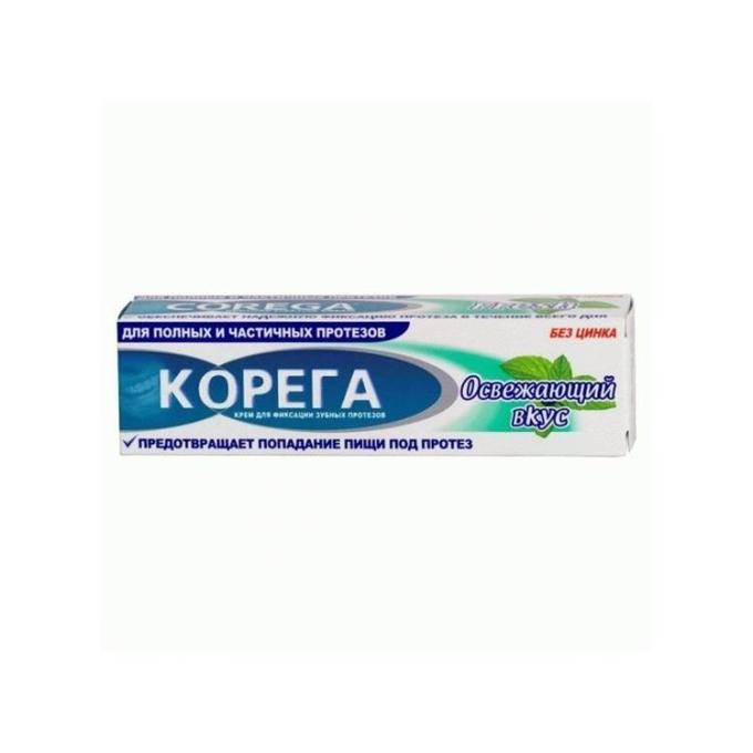 Чем заменить корегу в домашних условиях Корега Крем Д/Фиксации Зубных Протезов Освежающий Вкус Туба 40мл Гигиена. Зубные
