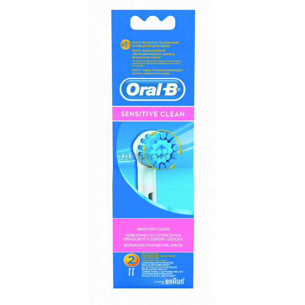 ORAL-B Орал-Би Насадки Для Электрических Зубных Щеток Ebs17 Sensitive Clean №1 + Sensi Ultra Thin №1