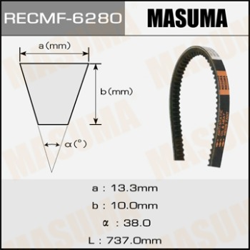 Ремень клиновый MASUMA рк.6280 13х736 мм 6280
