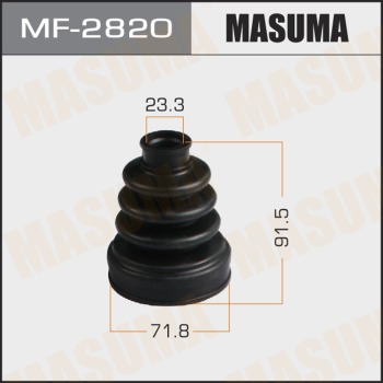 Пыльник ШРУСа MASUMA MF-2820 FORESTER, IMPREZA S12, G23 rear in MF-2820