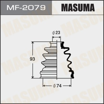 Пыльник ШРУСа MASUMA MF-2079 MF-2079