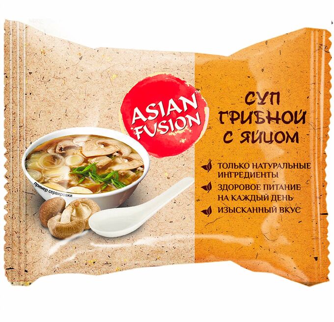ASIAN FUSION Суп ASIANFUSION грибной с яйцом 12 гр