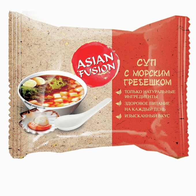 ASIAN FUSION Суп ASIANFUSION с морским гребешком 12 гр