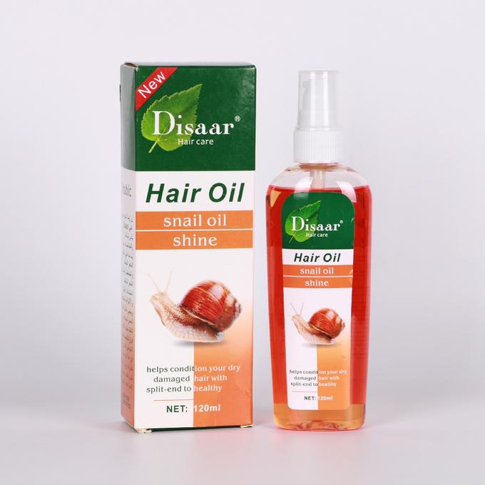 Масло для волос Disaar - Snail oil  с экстрактом Улитки и Кератином &quot;Интенсивное восстановление&quot;, 120мл