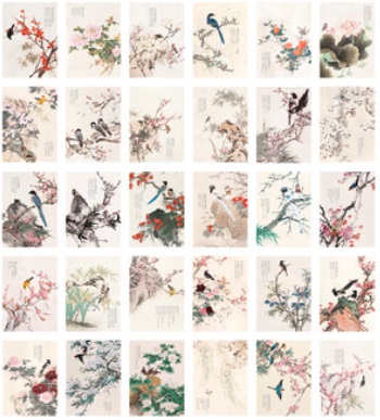 Набор из 30 открыток с китайской поэзией