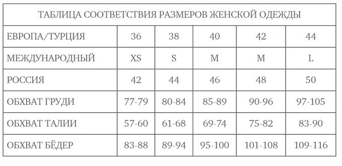 Размерный ряд 46