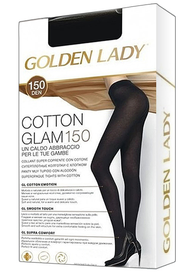 GOLDEN LADY Очень мягкие хлопковые колготки плотностью 150 ден