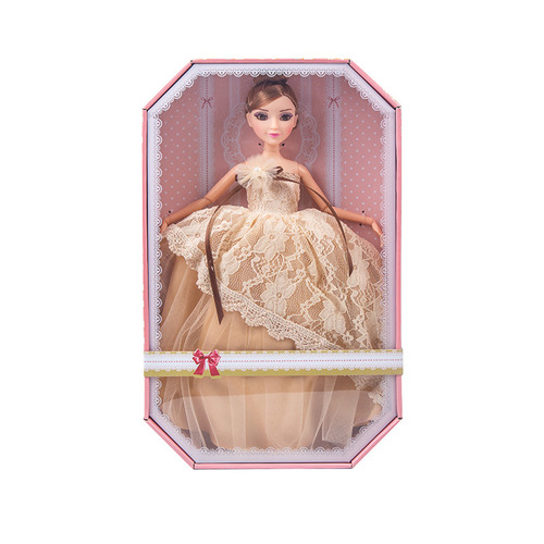 Кукла с подвижными суставами , в бальном платье,подар. уп. 33*20*6 см