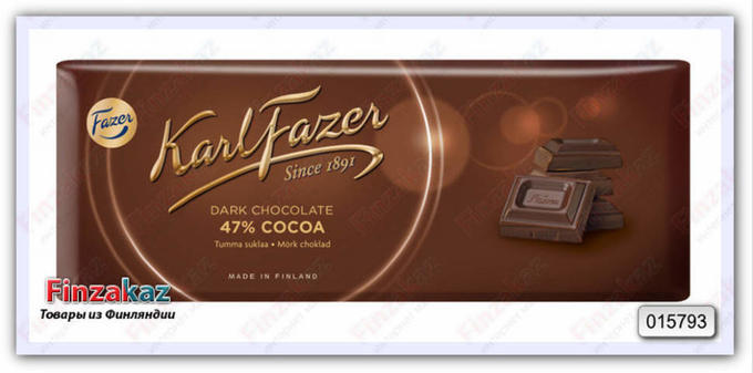 Шоколад Fazer (горький) 200 гр