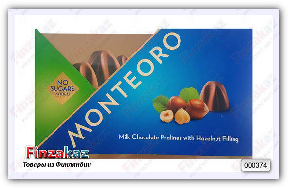 Шоколадные конфеты на мальтите, Monteoro Chocolate 120гр