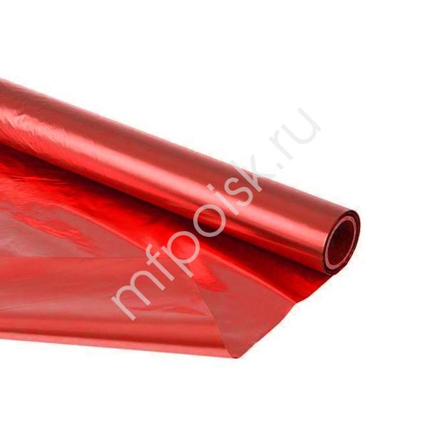 PP Полисилк металлизированный красный 1м X 20м
