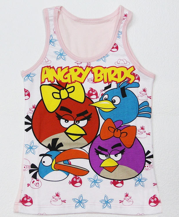 Майка для девочки Angry Birds