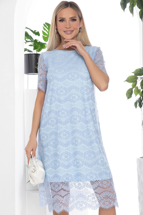 LT Collection Платье Шантильи голубое П10122