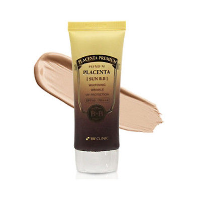 3W Clinic ВВ крем с плацентой Premium Placenta Sun BB Cream SPF40 PA++