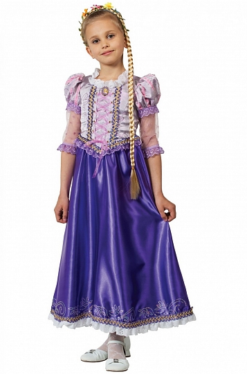 Карнавальный костюм &quot;Принцесса Рапунцель&quot;текстиль р.38 7065-38
