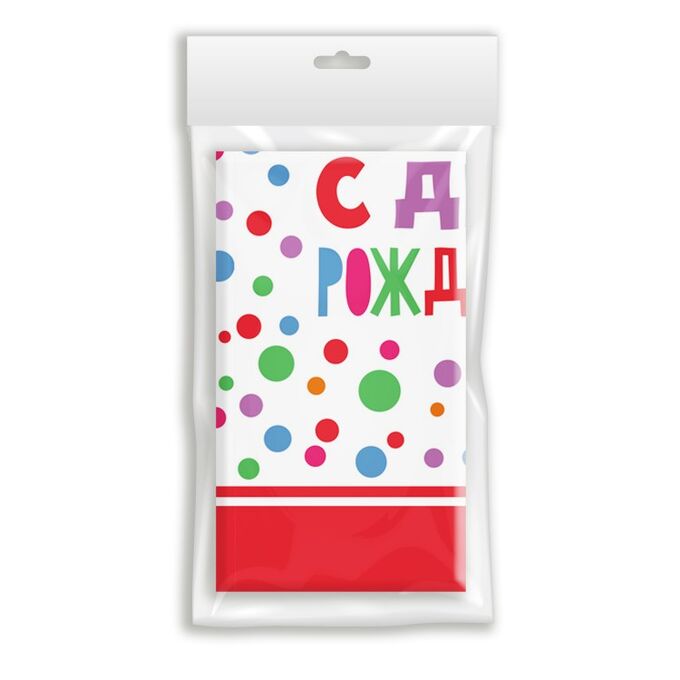 НДПЛЕЙ Скатерть &quot;С днём рождения!&quot;