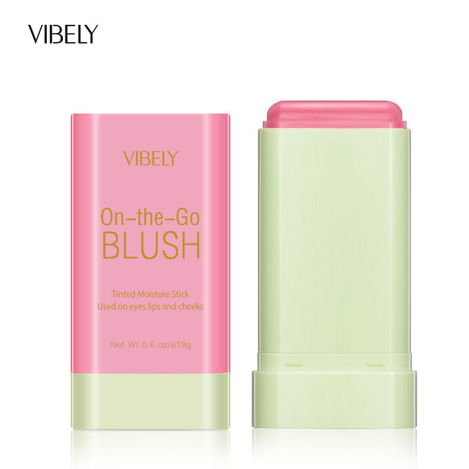 Кремовые румяна-стик для лица Vibely On-the-Go Blush 3-в-1 для глаз, щек и губ