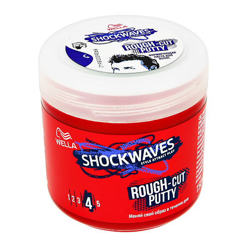 Wella Shockwaves Формирующая паста для волос ROUGH-CUT PUTTY 150 мл