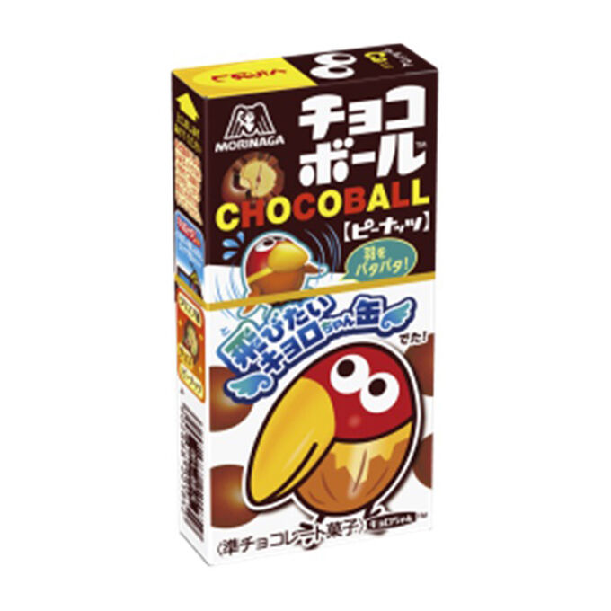 Шоколадный шарик Chocoball Арахис в шоколадной глазури, Morinaga, 28г