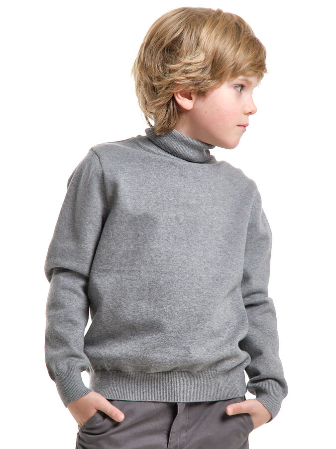 Mini Maxi Джемпер (водолазка) (128-146см) 33-12240-4(3) т.серый