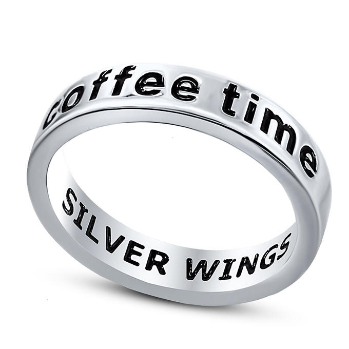 Серебряное кольцо, 21SW002COFFEE-06